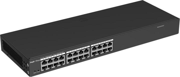 Image du produit Ruijie Commutateur intelligent Gigabit 24 ports, 24 ports RJ45 Gigabit, boîtier en acier montable en rack (24 Ports)