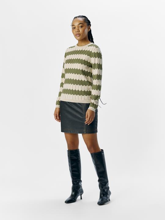 Produktbild Object Gestreifter Strickpullover (S)