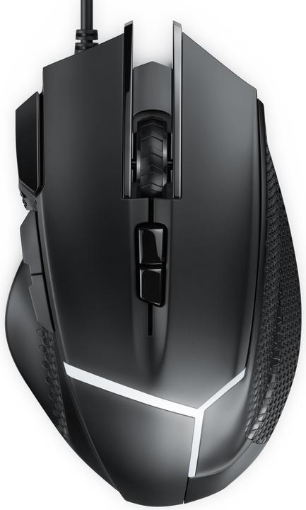 Produktbild CSL Gaming Maus kabelgebunden 500 dpi, ergonomisch, 3200 dpi, Abtastrate wählbar, Mouse inkl. Gewichten (Kabelgebunden)