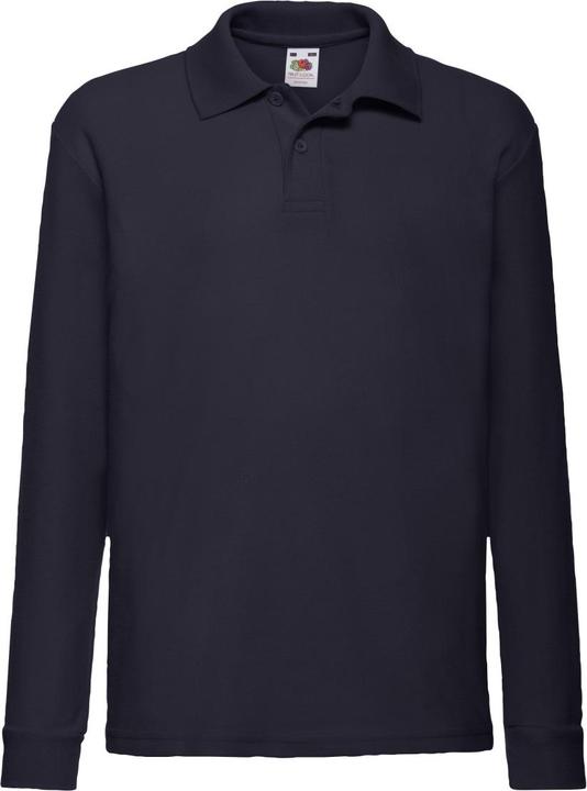 Fruit of the Loom Poloshirt Langärmlig