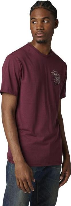 Actual product image Fox Tee 22 Caveaut Ss Tech Drk Mrn L (L)