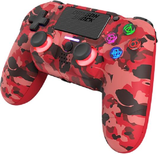 Immagine prodotto DragonShock Controller Miraz Wireless rosso mimetico PS4 (PS4)