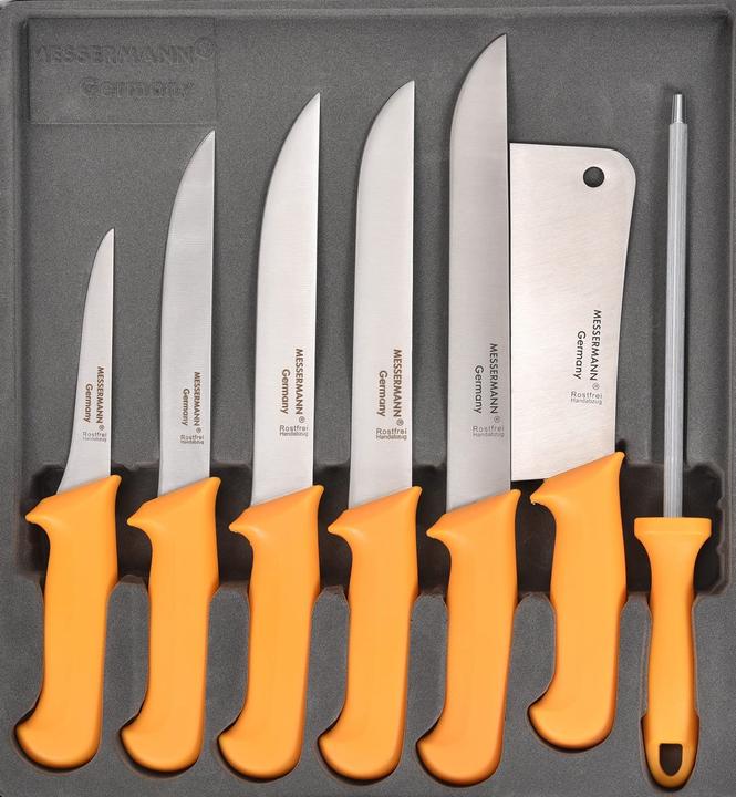 Actual product image Messermann Germany Meat knife set 7 pcs (23 cm)