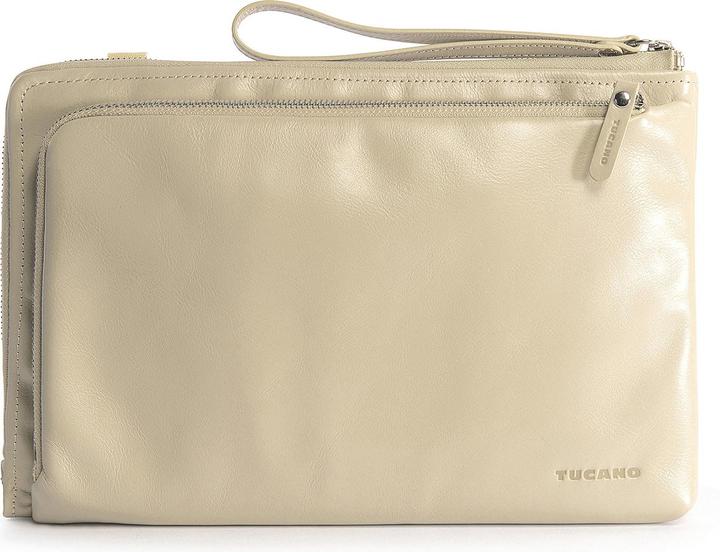 Produktbild Tucano Elle, Damen Notebooktasche aus Leder für 11 Zoll Geräte, IVORY