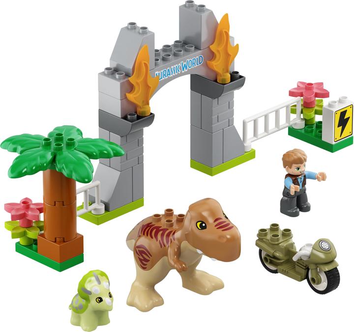Immagine prodotto LEGO Eruzione del T. Rex e del Triceratops (10939)