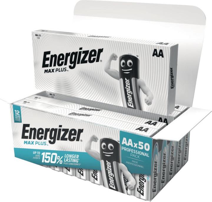 Immagine prodotto Energizer Max Plus (50 pz., AA, 2800 mAh)