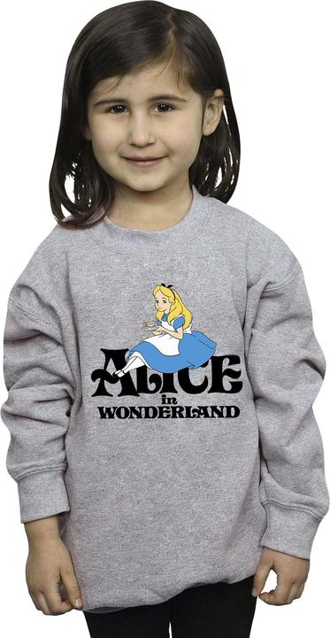 Produktbild Disney Mädchen Alice im Wunderland Teetrinker Klassisches Sweatshirt (128)