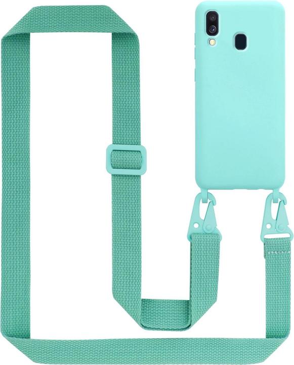 Actual product image Cadorabo TPU Cover Mobile Phone Chain Liquid (Samsung Galaxy A40)