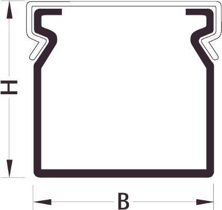Image du produit Hager Canal de Ledning BA6 60015 opslids (Trou de câble, 200 cm)