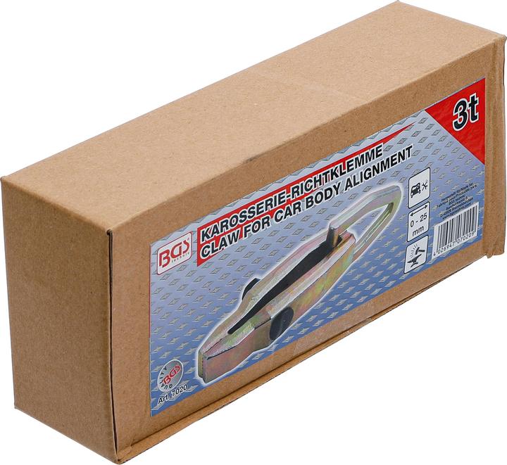 Produktbild BGS Karosserie-Richtklemme schmale Ausführung eine Zugrichtung max. 3 t (Türgriff)