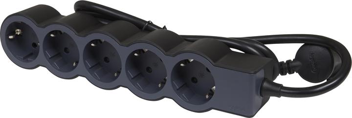 Produktbild Legrand Flache Steckdosenleiste, 5-fach Steckdose (5 x, CEE 16/5, CEE 7/3, 1.50 m)