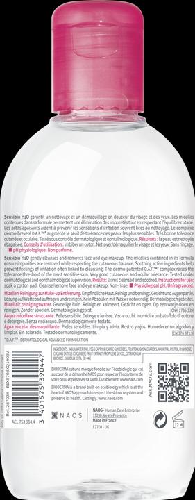 Image du produit Bioderma Sébium H2O (Eau micellaire, 250 ml)