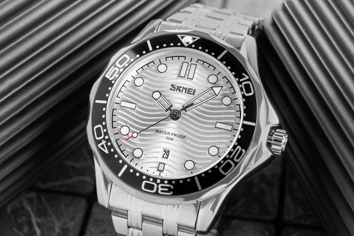 Produktbild Skmei 9276SSISI Herrenuhr + BOX