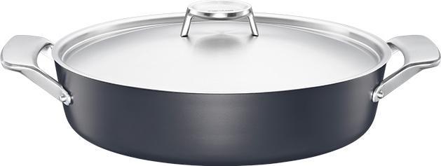 Fiskars Taiten Cocotte, 28cm (28 cm, Cocotte + faitout, Aluminium, Acier inoxydable)