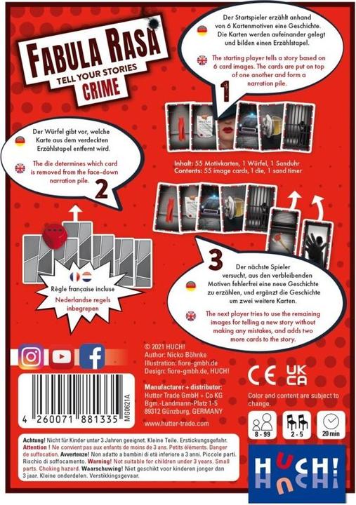 Actual product image 881335 - Fabula Rasa: Seemannsgarn - Card game, for 2-5 players, from 8 years (English)