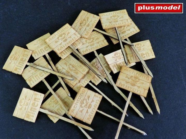Immagine prodotto Plus Model Schede "Attenzione mine