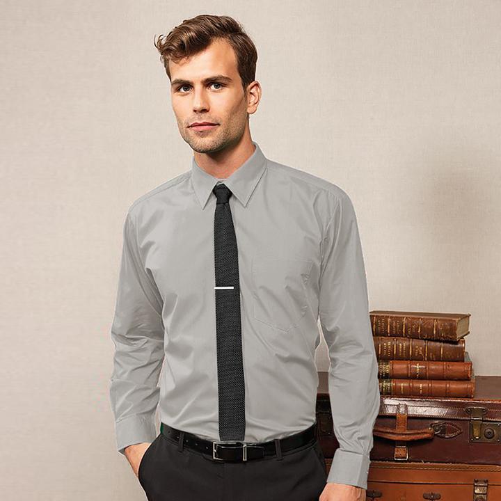 Actual product image Premier Poplin shirt Long-sleeved work shirt (44)