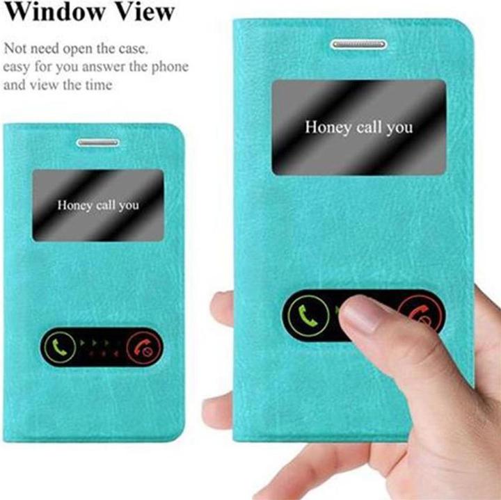 Produktbild Cadorabo Book mit View Doppelfenster Cover (Samsung Galaxy S2)