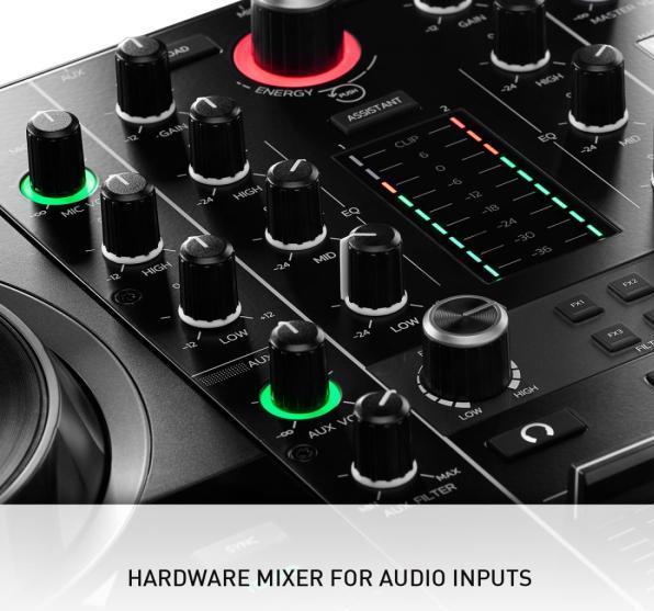 Actual product image Hercules DJ Control Inpulse 500 with bag and cloth