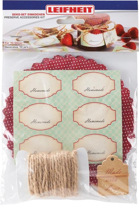 Immagine prodotto Leifheit Set decorativo per barattoli da conserva (1 pz.)