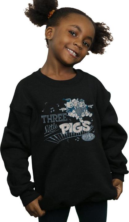 Actual product image Disney Girls Three Little Pigs 1933 Sweatshirt (116)