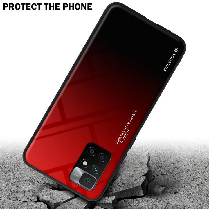 Actual product image Cadorabo TPU 2 colors glass envelope (Xiaomi Redmi 10, Xiaomi Redmi Note 11)