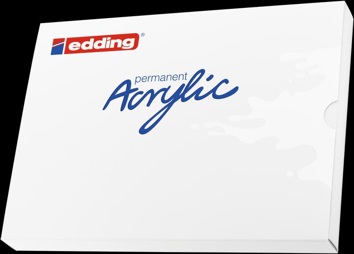 Image du produit Edding Marqueurs acryliques, set de départ 12 pièces (Multicolore, 10 mm, 12 x)
