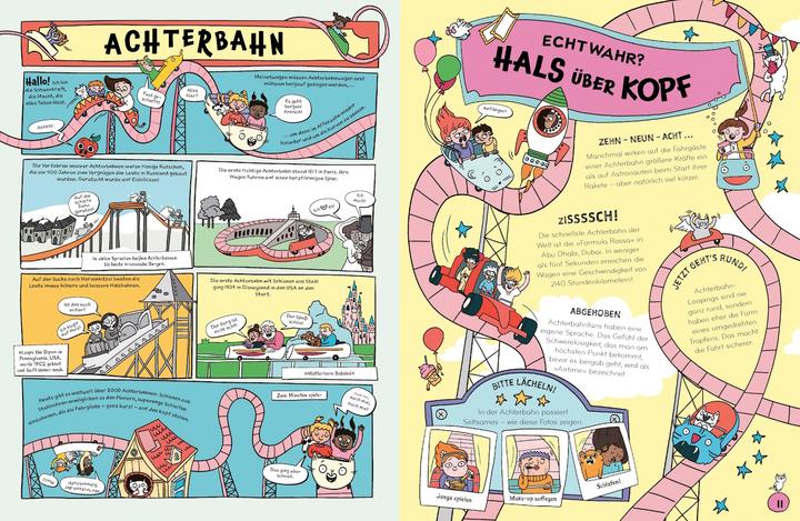 Produktbild Die erste Achterbahn der Welt und andere erstaunliche Erfindungen (Deutsch, Mike Barfield, Franziska Höllbacher, Gundula Müller-Wallraf, 2024)
