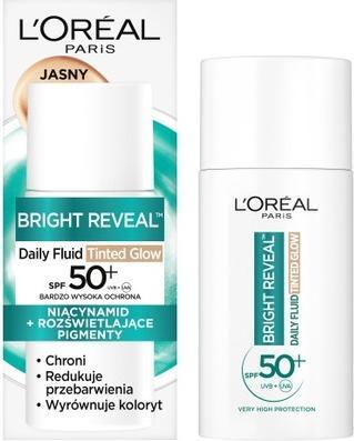 L'Oréal Paris L'Oreal Daily Fluid Spf 50+ Tinted Glow Lightweight Tinted Fluid Light 50ml (Sonnencreme, SPF 50+, 50 ml)