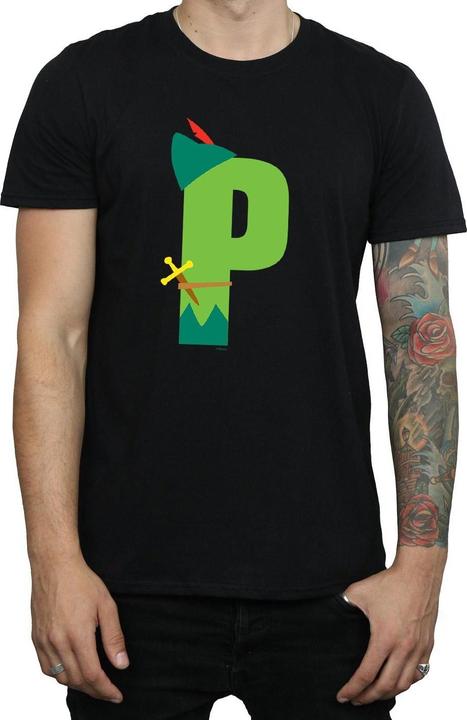 Immagine prodotto Disney Alphabet P Is For Peter Pan Maglietta Uomo (XXL)
