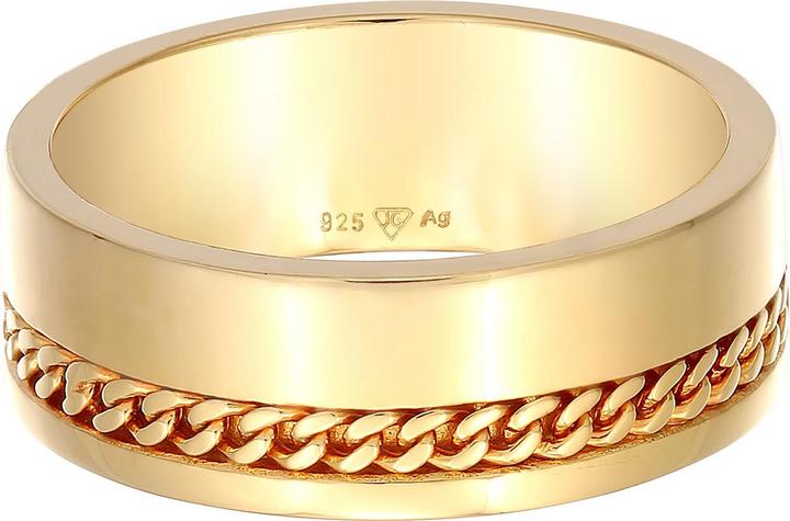 Produktbild Kuzzoi Ring Herren Bandring Chunky Chain 925 Silber (60, 925 Silber)