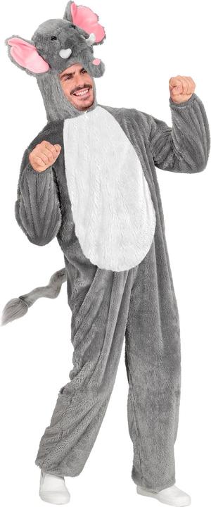 Actual product image Widmann Costume elephant plush gray (M)