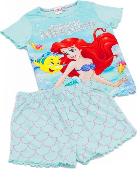 Actual product image The Little Mermaid Girls Printed Short Pyjama Set (116)