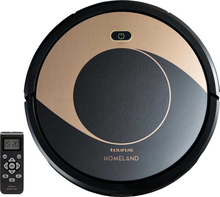 Produktbild Taurus Homeland Roboter-Staubsauger 0,55 l Kombi Schwarz, Gold (Saugroboter)