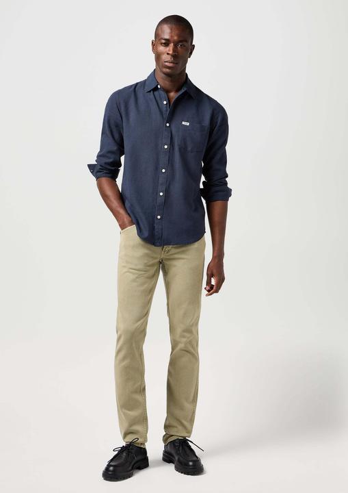 Wrangler Leinenhemd 1 Pkt Shirt