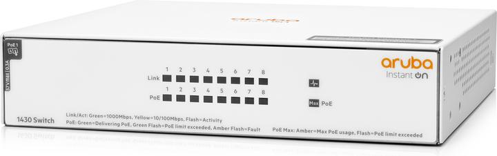 Immagine prodotto HPE Switch Aruba Instant On 1430 PoE R8R46A (8 Porti)