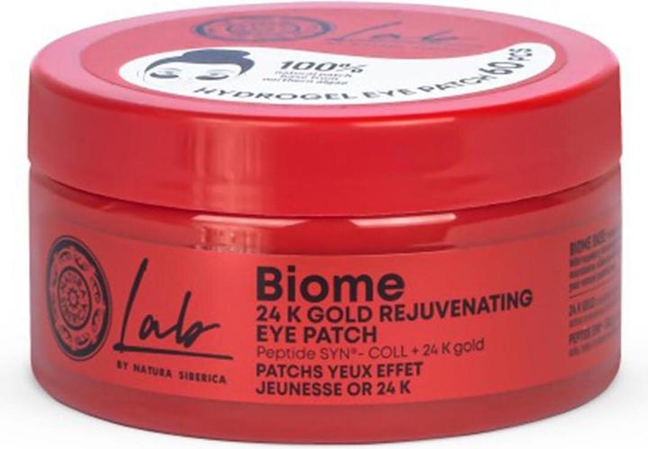 Produktbild Natura Siberica Biome 24K Gold Verjüngende Augenklappe (Serum, Tag + Nacht)