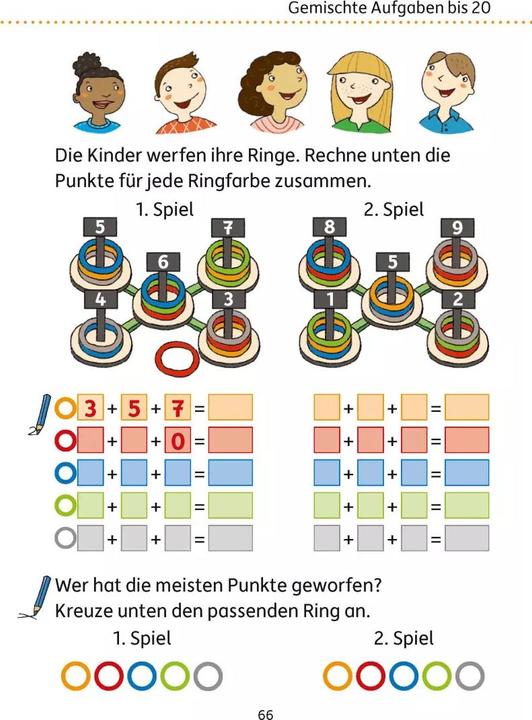 Image du produit Mein Übungsheft Rechnen - 1. Klasse, A5-Heft (Allemand, Masha Greune, Tina Harder, 2021)