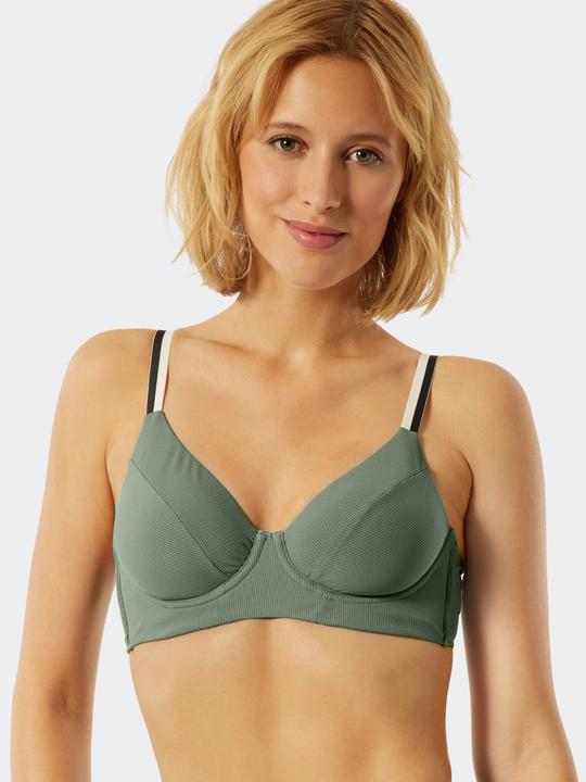 Actual product image Schiesser Aqua Californian Dream underwired bikini top (S)