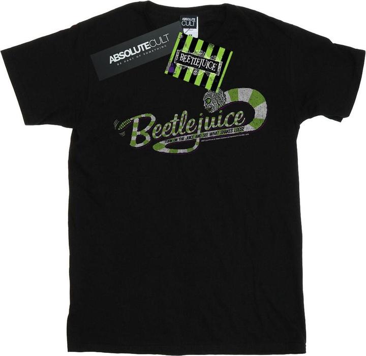 Beetlejuice Sandwurm Alt Logo Baumwolle Boyfriend TShirt