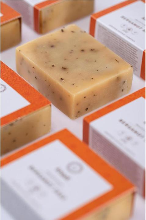 Actual product image Khadi Care soap Bergamot Sage 100 g (Hard soap)