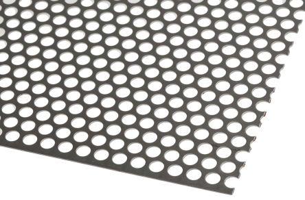 Produktbild Rs Pro Edelstahlblech perforiert 4,8mm (500 mm, 500 mm, 0.55 mm)
