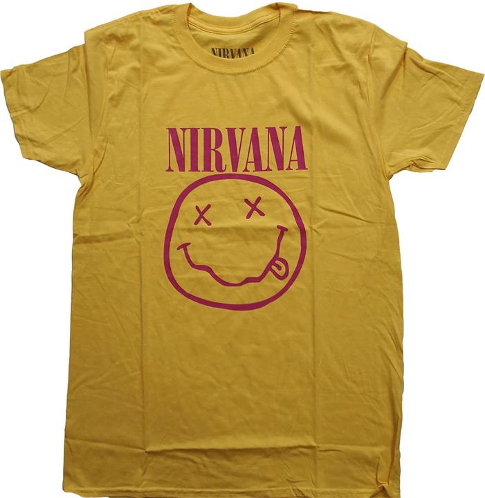 Nirvana Pink Smiling Face