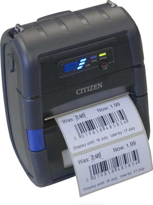 Produktbild Citizen CMP-30IIL 203 x 203 DPI Verkabelt & Kabellos Thermodruck Mobiler Drucker (WLAN, USB 2.0)