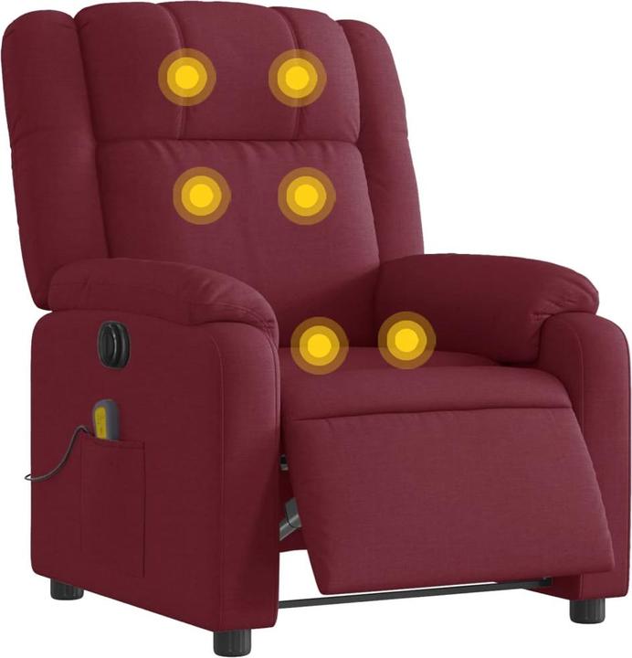 Produktbild VidaXL Massagesessel Elektrisch Stoff