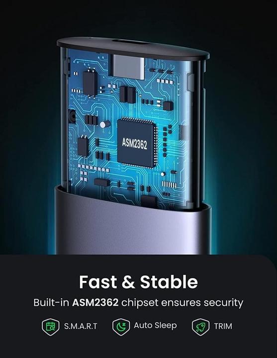 Produktbild Ugreen SSD Enclosure (M.2 2230, M.2 2242, M.2 2260, M.2 2280)