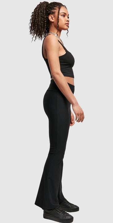 Produktbild Urban Classics Ladies High Waist Rib Boot Cut Leggings (XL)