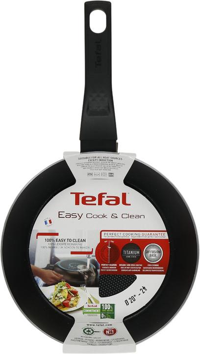 Immagine prodotto Tefal Padella Easy Cook & Clean 20 cm (20 cm, Padella per friggere, Alluminio)