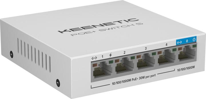 Actual product image Keenetic POE+ Switch 5 KN-4610-01-EU PoE+ Switch 4 Port + 1 Uplink (5 Ports)
