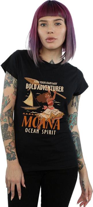 Actual product image Disney Womens/Ladies Moana Find Your Own Way Cotton T-Shirt (L)